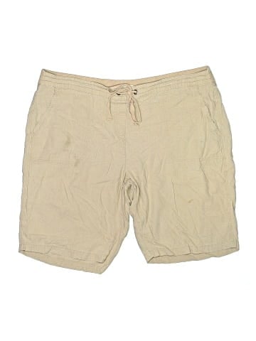 Per Se Khaki Shorts (view 1)