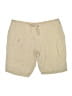 Per Se Tan Khaki Shorts Size 1X - photo 1