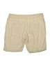Per Se Tan Khaki Shorts Size 1X - photo 2