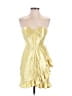 Unbranded 100% Polyester Gold Cocktail Dress Size 2 - photo 1