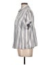 Universal Thread Stripes Gray Short Sleeve Button-Down Shirt Size L - photo 5