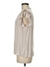 Ann Taylor 100% Polyester Ivory Short Sleeve Blouse Size M - photo 5