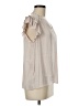 Ann Taylor 100% Polyester Ivory Short Sleeve Blouse Size M - photo 4