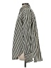 H&M Stripes Ivory Long Sleeve Button-Down Shirt Size S - photo 5