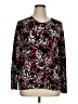 Karen Scott Paisley Black Pullover Sweater Size 1X - photo 1
