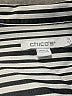 Chico's Stripes Silver Long Sleeve Blouse Size Sm (0) - photo 7