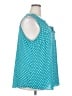 Worthington 100% Polyester Teal Sleeveless Blouse Size 2X - photo 4