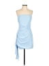Lulus Solid Blue Cocktail Dress Size M - photo 1
