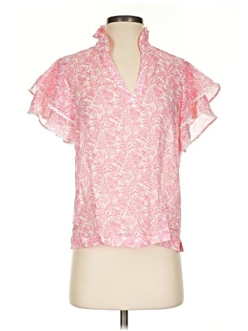 J. McLaughlin Short Sleeve Blouse (view 1)