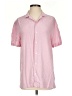 ASOS 100% Viscose Pink Short Sleeve Button-Down Shirt Size S - photo 1