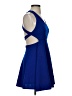 Lulus Solid Blue Cocktail Dress Size S - photo 4