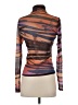 Parker 100% Nylon Brown Long Sleeve Turtleneck Size S - photo 2