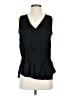 Banana Republic 100% Polyester Black Sleeveless Blouse Size S - photo 1