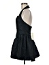 Atoir 100% Polyester Argyle Solid Blue Ivory Cocktail Dress Size 6 - photo 5