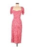 Reformation Hearts Red Casual Dress Size 6 - photo 1