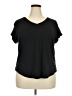 Unbranded Black Short Sleeve Top Size 2X - photo 1