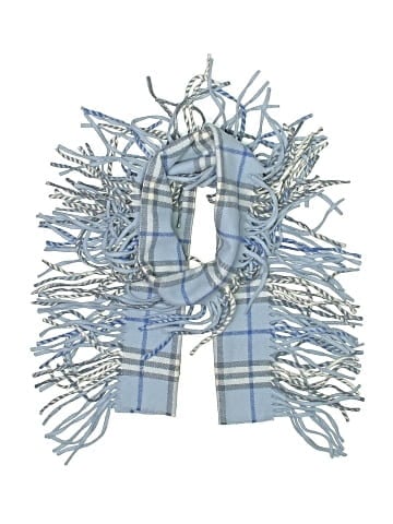 Burberry Cashmere check print fringe Scarf (view 1)
