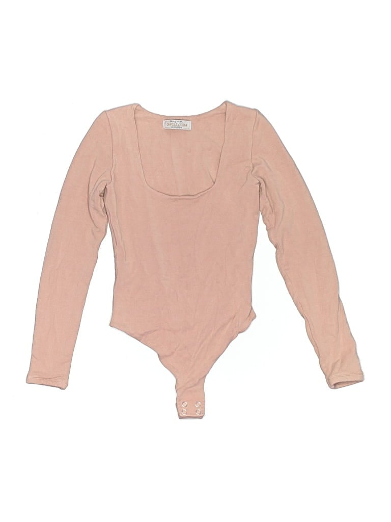 Pre-owned Oh Polly Bodysuit In Tan