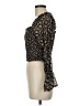 Wild Fable 100% Polyester Black 3/4 Sleeve Blouse Size M - photo 5