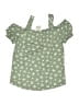 Lily Bleu Stars Green Short Sleeve Blouse Size 6X - photo 1