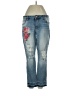 Kut from the Kloth Floral Blue Jeans Size 4 (petite) - photo 1