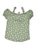 Lily Bleu Stars Green Short Sleeve Blouse Size 6X - photo 2