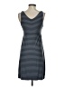 Athleta Stripes Gray Casual Dress Size S - photo 2