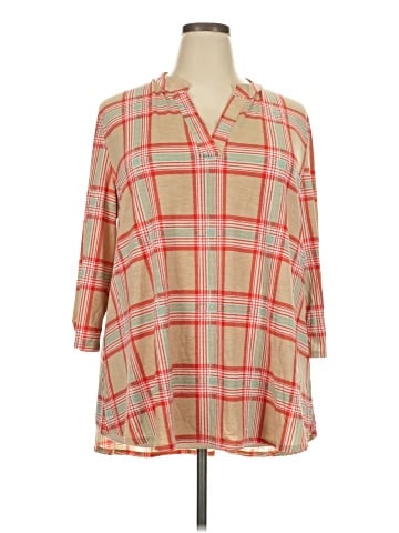 Honeyme 3/4 Sleeve Blouse (view 1)