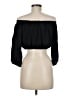 Lagaci 100% Viscose Black 3/4 Sleeve Blouse Size M - photo 2