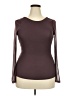 Parade Brown Long Sleeve Top Size 2X - photo 1