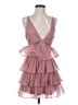 Lulus 100% Polyester Pink Cocktail Dress Size XS - photo 1