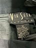 Via Seta Studio 100% Silk Solid Black Silk Pants Size 12 (petite) - photo 7