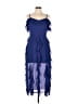 Eilly Bazar 100% Polyester Blue Cocktail Dress Size L - photo 1