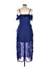 Eilly Bazar 100% Polyester Blue Cocktail Dress Size L - photo 2