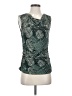 Tahari Green Sleeveless Top Size S - photo 1