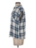 Rails Plaid Blue Short Sleeve Blouse Size S - photo 5