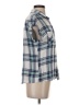 Rails Plaid Blue Short Sleeve Blouse Size S - photo 4