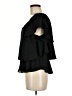 Scoop 100% Polyester Black Short Sleeve Top Size M - photo 5