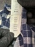 Filson Checkered-gingham Blue Long Sleeve Button-Down Shirt Size S - photo 8