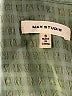 Max Studio Houndstooth Green Short Sleeve Button-Down Shirt Size S - photo 7