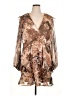 ASOS Design 100% Polyester Brown Cocktail Dress Size 16 - photo 1
