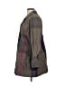 Liv 100% Polyester Plaid Purple Coat Size L - photo 5