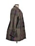 Liv 100% Polyester Plaid Purple Coat Size L - photo 4