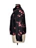 Shein Curve 100% Polyester Floral Black Track Jacket Size 16 Plus (2) - photo 5