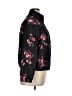 Shein Curve 100% Polyester Floral Black Track Jacket Size 16 Plus (2) - photo 4