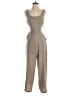 B Collection by Bobeau Solid Gray Jumpsuit Size S - photo 1