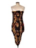 FUZZI Graphic Black Cocktail Dress Size XL - photo 2