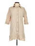 Shein 100% Polyester Tan 3/4 Sleeve Blouse Size S - photo 1