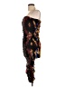 FUZZI Graphic Black Cocktail Dress Size XL - photo 5
