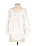 Muche et Muchette 100% Polyester Ivory 3/4 Sleeve Blouse One size - photo 2